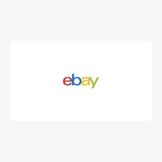 the ebay logo on a white background