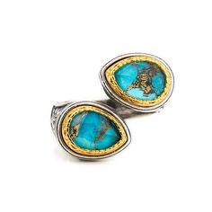 Byzantine Doublet Turquoise Ring - 925 Sterling Silver Gold Plated, Cocktail Ring, Gemstone Ring, Crystal Ring 𝐏𝐑𝐎𝐃𝐔𝐂𝐓 𝐃𝐄𝐓𝐀𝐈𝐋𝐒 Made in sterling silver 925oand gold plated. Stones: lapis lazuli width: 0.8 cm length: 1.3 cm weight: 7.3 grams This ring is inspired by Byzantine Historical period respecting Greek traditional art. A unique and elegant ring made in 925⁰ sterling silver and gold plated, decorated with doublet turquoise stone. Handmade item. As in all handmade items there m Artisan Turquoise Gemstone Ring For Anniversary, Unique Turquoise Ring With Natural Stones For Anniversary, Unique Turquoise Open Ring For Anniversary, Unique Teardrop Turquoise Ring For Anniversary, Turquoise Stone Ring For Anniversary, Unique Turquoise Teardrop Rings, Unique Teardrop Turquoise Rings, Turquoise Teardrop Gemstone Rings, Artisan Teardrop Gemstone Rings