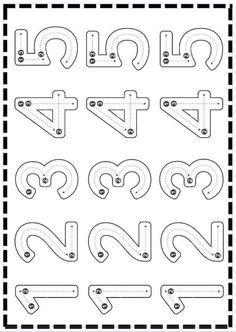 the letter q worksheet with numbers and arrows