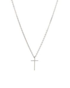 Bloomingdale's Fine Collection Swedged Cross Pendant Necklace in Sterling Silver, 18 - Exclusive Cross Silver Necklace, Small Silver Cross Necklace, 2024 Wishlist, Cross Necklaces, Silver Cross Necklace, Silver Cross Pendant, Cross Chain, Christmas 2024, Career Path