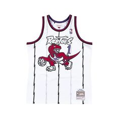 a basketball jersey with an image of a rappops mascot on the front and bottom