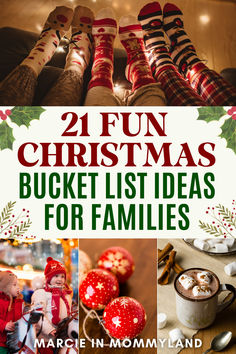 christmas bucket list ideas for families