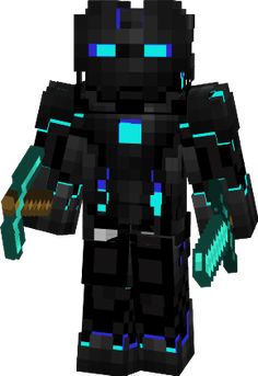 Minecraft Skins Robot, Minecraft Skins Creeper, Minecraft Skins Blue, Blue Minecraft, Minecraft Character Skins, Minecraft Skins Aesthetic, Capas Minecraft