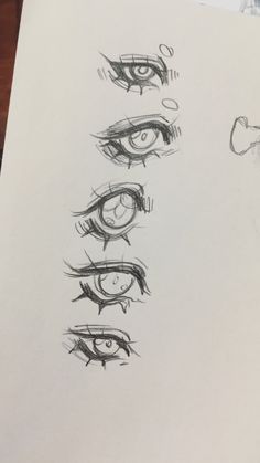 an image of some eyes drawn on paper