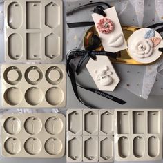 the molds are ready to be used for making cake decorating and other crafts