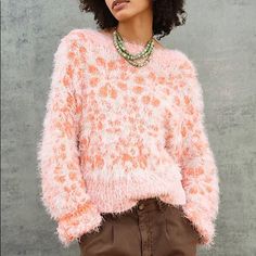 Free People Strawberry Cream Fuzzy Pullover Sweater Msrp $228 Cotton/Acrylic/Polyamide/Polyester Some Nwt, Some Nwot. Label Marked To Prevent Store Returns Asymmetrical Cardigan, Fuzzy Pullover, Free People Cardigan, Thermal Sweater, Yellow Cardigan, Strawberry Cream, Oversize Women, Fuzzy Sweater, Knit Turtleneck Sweater