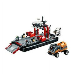 a lego set with a car and truck on it