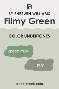 Filmy Green SW 6190 Paint Color by Sherwin-Williams Sherwin Williams Easy Green, Sw Filmy Green, Sherwin Williams Livable Green, Privledge Green Sherwin Williams Bedroom, Filmy Green, Environ Green Sherwin Williams, Calming Paint Colors, Popular Paint Colors