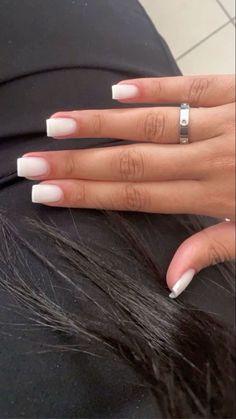 Nail Wedding, Square Gel Nails, Blush Pink Nails, Simple Fall Nails, Drip Nails, Classic Nails, Pretty Gel Nails, Long Square Acrylic Nails, Clean Nails