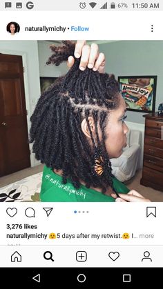 Loc Inspiration, Two Strand Twists, Starter Locs, Types Of Braids, Dreads Styles, Loc Journey, Locs Hairstyles, New Journey, Locs