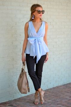 Luxe Lady Tank, Powder Blue :: NEW ARRIVALS :: The Blue Door Boutique Chic Tank Top For Day Out, Elegant V-neck Tank Top For Brunch, Casual Spring Tank Top For Going Out, Spring Casual Tank Top For Going Out, Elegant Stretch Tank Top For Day Out, Sleeveless Tops For Spring Going Out, Chic V-neck Tank Top For Spring, Elegant Fitted Tank Top For Casual Occasions, Chic Stretch Tank Top For Work