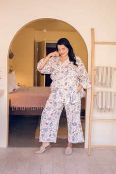 Our favorite Loungewear pieces have been reimagined with luxury and daywear transition in mind and we are beyond excited to introduce our first-ever print into the Oddbird fold! An Oddbird spin on a time-honored Ottoman-era Turkish 'Lale' design, our newest Kardeş Loungewear Set combines tradition with modern lines and buttery soft 100% Turkish cotton, for the perfect summer uniform. 'Lale' meaning 'Tulip' in Turkish, this beautiful print features the time-honored motifs of the flower bowing its Iznik Tile, Hand Woven Blanket, Turkish Pattern, Summer Uniform, Power Suit, Lounge Dress, Sewing Rooms, House Dress, Loungewear Set