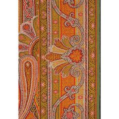 Keivan Woven Arts, , Large Paisley Shawl With Highly Decorative Flora, This finely-woven antique Indian Paisley features an elaborate design of all-over decorative paisley motifs. Surrounding the central figure are branching flora and delightful picturesque blossoms. Scrolling paisleys form the inner guards and a repeating pattern of highly decorative elements composes the outer border. A unique piece rich in detail. Measures: 5'1 x 10'9. Traditional Style Paisley Print Dupatta For Festivals, Traditional Paisley Print Dupatta For Festivals, Festive Traditional Dupatta With Paisley Print, Indian Paisley, Woven Shawls, Paisley Border, Paisley Motifs, Paisley Shawl, Decorative Elements