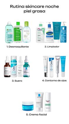 5 pasos de skincare de noche para piel grasa Skin Care Rutina, Lifting Facial, Micellar Cleansing Water, Water Cleanse, Skin Makeup, Beauty Skin