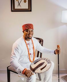 Touch it. Lift it it. Wear it. See the mirror. Try a selfie. To wear it is to love it! This hat was inspired by the African Royal Crowns since the ages of Monarchy and reign of Kingdoms in Africa [before Democracy]. Suitable for wedding or special occasion when that African King and Prince rocks up his traditional katfan or Agbada outfit. This makes the complete feel for the African Royalty in the men. You should have one or two of these Crown-like African hats. Originated from Nigeria --the sen African Royalty Fashion Men, Igbo Traditional Wedding Attire For Men, Igbo Men Traditional Wear, Agbada Outfit, King And Prince, Wedding Velvet, Igbo Traditional Wedding, African King, Pregnancy Pics