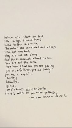 a handwritten poem on white paper with black ink