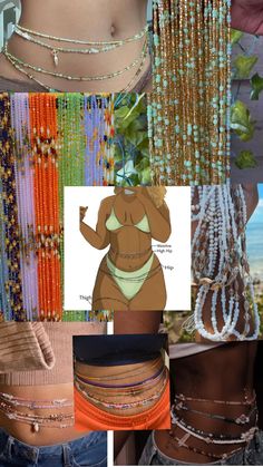 Body Jewelry Diy, Waist Beads African, Dope Jewelry Accessories, Waist Jewelry, Earthy Aesthetic, Crystal Bead Jewelry, Earthy Jewelry, Earthy Outfits, Belly Jewelry