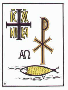 an image of the cross and fish