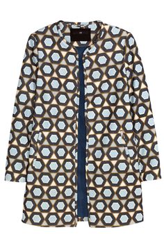 The Broke Girl's Guide To Under-$50 Spring Buys #refinery29  http://www.refinery29.com/cheap-spring-clothes-accessories#slide-12  Tops & JacketsThe ultimate power topper. Hm Coat, Textured Coat, Affordable Dresses, Blue Coats, Matching Outfits, Autumn Winter Fashion, Fashion Item, Spring Outfits, Parka