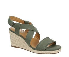 Lauren Blakwell Felicity Women’s Wedge Sandal Cute Shoesthat make everythink look better? Check with the Felicity women’s wedge Sandal from Lauren Blakwell. Featuring a canvas upper with fringe near the toe, this elastic slingback Shoe is cute and fits secure. The insole soothes your foot as the jute-wrapped wedge heel adds stable height. Canvas upper  Slingback strap  Fringe accents  Lightly Cushioned footbed  3" wedge heel Casual Round Toe Canvas Wedge Sandals, Casual Canvas Wedge Sandals With Round Toe, Casual Canvas Round Toe Wedge Sandals, Casual Canvas Wedge Sandals For Spring, Canvas Wedge Sandals For Spring, Spring Canvas Wedge Sandals, Canvas Wedge Sandals With Round Toe For Summer, Canvas Open Toe Wedge Sandals For Spring, Spring Canvas Open Toe Wedge Sandals