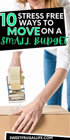 How To Save Money When Moving - Sweet Frugal Life How To Move Out When Youre Broke, Moving On A Budget, Moving On A Budget Tips, Cross Country Moving Tips, Moving Across Country