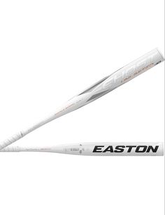 a baseball bat with the word easton on it and an image of a white background