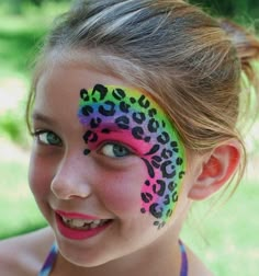 Cheetah Face Paint, Leopard Face Paint, Mime Face Paint, Cheetah Face