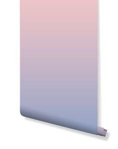 a pink and blue ombreed wallpaper on a white background with a grey border