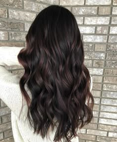 Dark Chocolate Hair, Dark Chocolate Brown Hair, Highlighted Hair, Chocolate Brown Hair Color