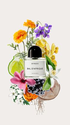 Byredo BAL D’AFRIQUE EAU DE PERFUM Perfume Photography, Wear Perfume, Perfume Lover, Shape And Form, Favorite Scents, Scents, Daisy, Fragrance, Collage