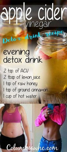 Apple Cider Vinegar Detox Drink, Joe Cross, Full Body Detox, Body Detoxification, Natural Detox Drinks, Resep Diet