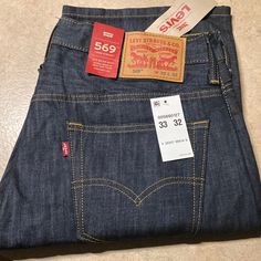 Levi’s 569 Loose/Straight Leg Blue Jeans Nwt-Perfect Condition Sits Below The Waist Extra Room In The Seat And Thigh 90s Pants, Levis 569, Straight Leg Blue Jeans, Levis 550 Jeans, Black Jeans Men, Tapered Leg Jeans, Vintage Levis Jeans, 90s Mens, Denim Jeans Men