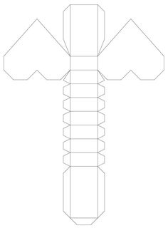 an image of a cross made out of paper