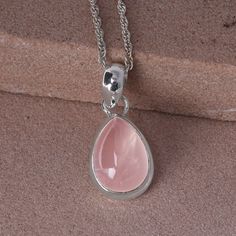 TITLE: -  Natural Rose Quartz Pendant Necklace, Dangle Silver Pendant Necklace, Drop Pendant Necklace, Handmade Jewelry for Her, Anniversary Gift SPECIFICATIONS: - ❖ Metal:  925 Solid sterling silver ❖ Gemstone: Rose Quartz ❖ Gemstone Shape: Pear ❖ Total Weight:  4.2 Gram ❖ Gemstone Setting: Bezel  Note: Our use of natural stones may result in slight variations in texture and color in the actual product you receive, but the quality and grade of the stone remain consistent. FEATURES: -  * This elegant necklace features a teardrop-shaped rose quartz pendant set in a sleek silver frame. The pendant hangs from a delicate silver chain, adding a touch of sophistication to any outfit. Perfect for everyday wear or special occasions, this piece radiates understated beauty and charm. Stone Benefits Pink Sterling Silver Oval Pendant Jewelry, Pink Sterling Silver Jewelry With Oval Pendant, Elegant Pink Drop Necklace For Gift, Dainty Pink Drop Jewelry, Rose Quartz Teardrop Jewelry, Pink Teardrop Gemstone Necklace, Pink Birthstone Necklace In Sterling Silver, Pink Teardrop Jewelry For Gifts, Pink Teardrop Jewelry For Gift