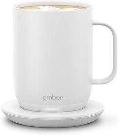 an ember coffee cup on a saucer