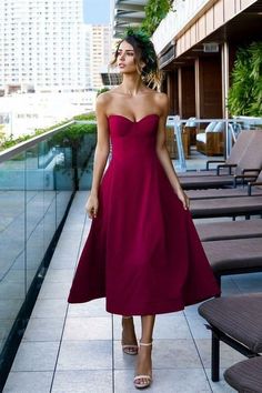 Wedding Dress Guide, Dress Guide, Satin Prom Dress, Prom Party, Guest Outfit, Tea Length, Prom Party Dresses, Wedding Party Dresses, Formal Gowns