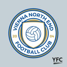 Football Logo Design for Vienna North End Football Club Football Club Logos, Football Club Logo, Football Vector, Football Badge, Football Logo Design, Museum Logo