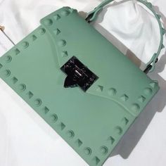 Material: Silicone Rubber - Easy To Wipe, Easy To Clean, Does Not Change Color, Does Not Fade. Soft And Durable. Measurements: 20cm X 7.5cm X 15cm (Medium Bag) * Comes With Purse Strap To Wear As Crossbody * * Limited Stock ** Price Is Firm * Green Rectangular Bag With Snap Closure, Green Rectangular Shoulder Bag With Snap Closure, Rebecca Minkoff Crossbody Bag, Hippie Purse, Cross Body Satchel, Womens Messenger Bag, Fossil Purse, Leather Duffel, Tassels Decor