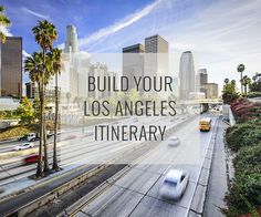 an image of a freeway with the words explore the best of los angeles