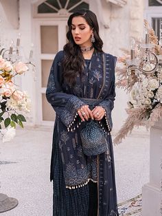 Salitex Daimond Luxury Chiffon 2022 Eid Georgette Lawn Suit With Naqshi Detail, Eid Unstitched Chiffon Suit With Dabka, Chiffon Lawn Suit With Dupatta For Eid, Eid Naqshi Georgette Palazzo Set, Eid Chiffon Lawn Suit With Dupatta, Eid Chiffon Dupatta Unstitched, Blue Chiffon Salwar Kameez For Eid, Semi-stitched Chiffon Unstitched Suit For Eid, Eid Lawn Suit With Dabka On Georgette