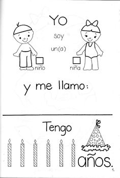 spanish worksheet with pictures and words for children to learn in the classroom, including