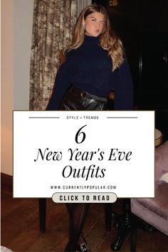 Discover the ultimate guide to New Year’s Eve outfits that suit every style. Whether you're vibing with a glittery midi dress, rocking a cozy oversized sweater with a mini skirt, or pairing a feather mini skirt with mules, there’s a look for every NYE mood. Feather Mini Skirt, Cozy Oversized Sweaters, 2024 Outfits, Women's Outfits By Occasions, Women's Outfits