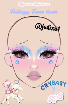 #melaniemartinez #trilogytour #crybabymelaniemartinez #k12melaniemartinez  #portals #portalsmelaniemartinez #makeup #makeuplook #facechart #makeupartist Melanie Makeup Looks