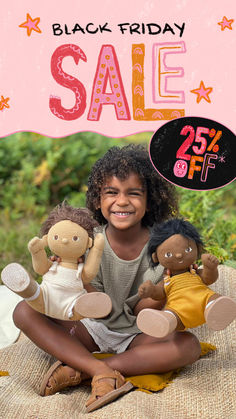 Black Friday is here! 25%* off stocking stuffers, plush toys, and doll accessories. Perfect for kids’ Christmas wishlists and imaginative play! ✨ Shop online now! Play Shop, Kids Christmas