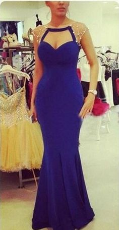 Shop Sexy Mermaid Cap Sleeves Prom Dresses Floor Length Evening Gowns with Button Back from the best selection of cheap prom dress, bridesmaid dress and other special occasion dresses at www.babyonlinedress.co.uk. Royal Blue Evening Gown, Cap Sleeve Prom Dress, Dresses Floor Length, Beaded Party Dress, Prom Dresses 2016, Formal Occasion Dress, Royal Blue Prom Dresses, Floor Length Prom Dresses, Evening Dress Floor Length