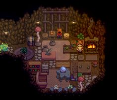 an image of a map in the game, with various items and objects on it