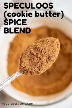 spoon full of spice powder with text overlay