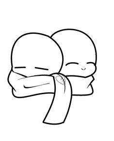 a black and white drawing of two pillows with a ribbon tied around the ends,