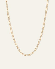 14k Gold Paperclip Chain Link Necklace | Quince