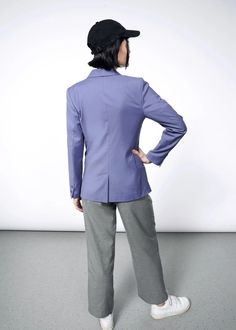 With its tailored fit, deep pockets, and the perfect amount of stretch, The Empower Tux Blazer will keep you looking fresh AF from day to night. Now featuring a classic inset 'tuxedo' stripe, this item is a true closet must have. Mix and match with other items in the Empower Collection for maximum versatility. Custom Fit Workwear Blazer With Welt Pockets, Custom Fit Blazer With Welt Pockets For Work, Custom Fit Blazer With Hidden Button For Work, Custom Fit Workwear Blazer With Pressed Crease, Professional Custom Fit Blazer For Workwear, Professional Custom Fit Workwear Blazer, Custom Fit Blazer With Lapel Collar For Work, Classic Elastane Blazer For Work, Custom Fit Suits With Pockets For Work